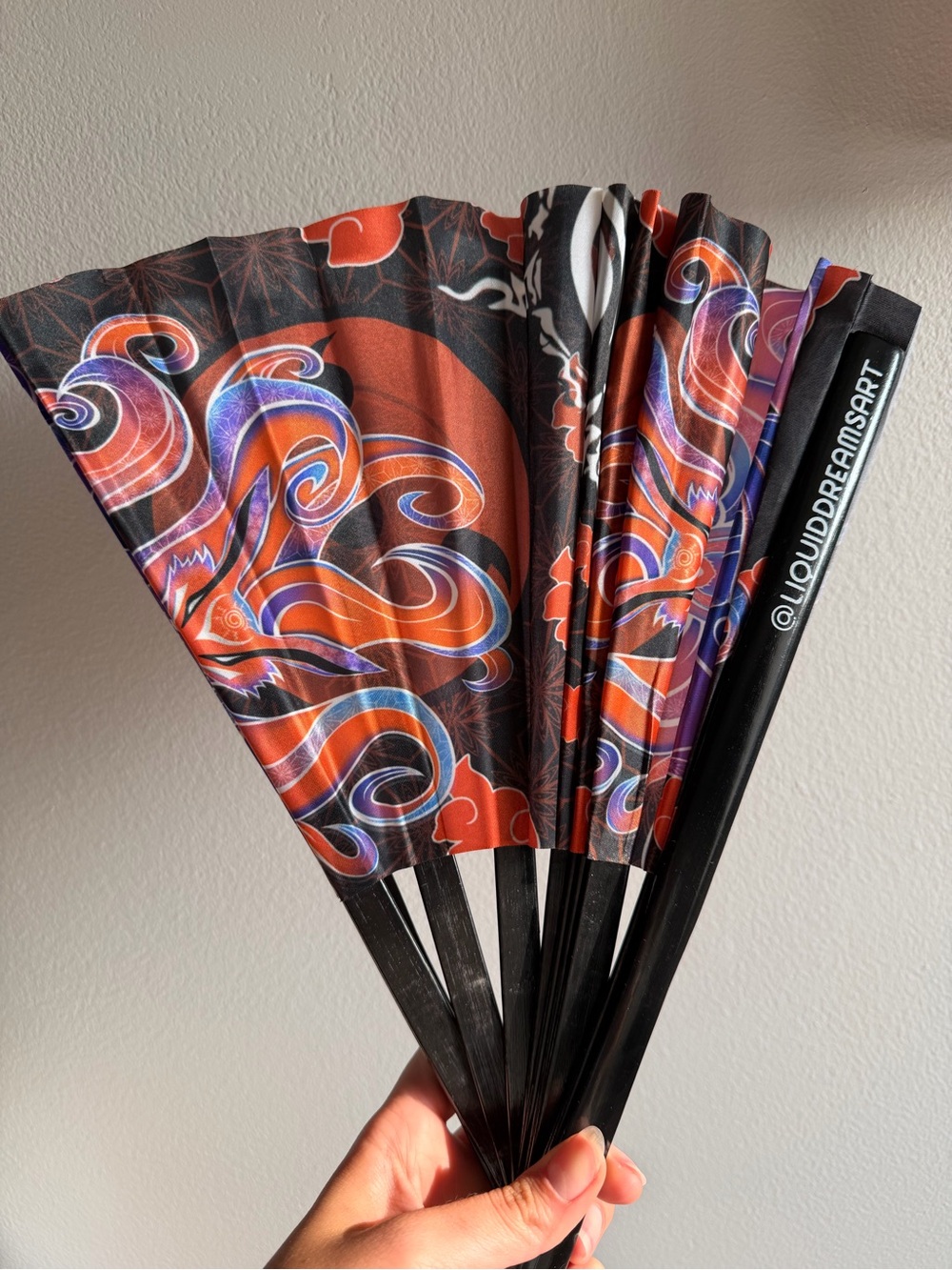 Handheld Folding Rave Fan - Picture 5 of 8
